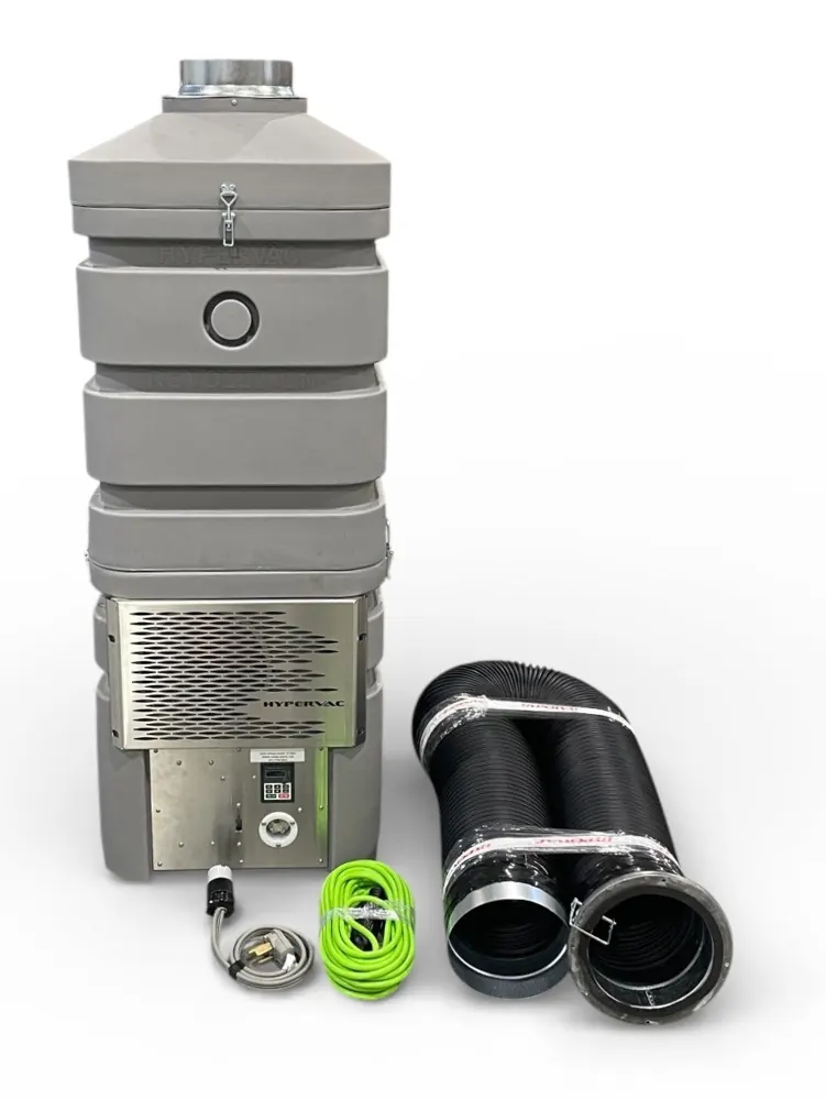HyperVac Revolution Hybrid duct vacuum with hoses